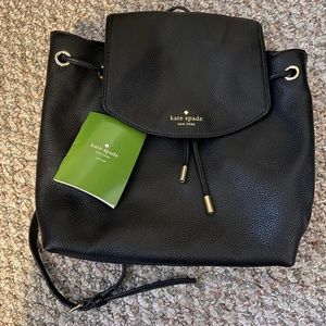 Kate Spade Black Backpack